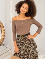 Blúzka RV BZ 4692.99 hnedá Blúzka RV BZ 4692.99 hnedá