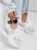 Dámske tenisky na vysokej platforme BEASTAR white FashionStreet ZY0830