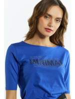 Monnari Tričká Dámske pletené tričko Modrá