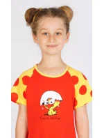 Detská nočná košeľa s krátkym rukávom Malé kurča