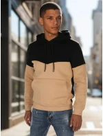 Pánska základná mikina s kapucňou čierna FashionStreet BX5877