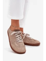 Dámske kožené tenisky Barefoot Zazoo N1277S2 Beige Dámske kožené tenisky Barefoot Zazoo N1277S2 Beige