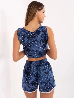 Šortky AT SN 2501A.02 tmavo modrá