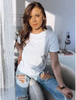 MAYLA dámske tričko biele FashionStreet RY2120 MAYLA dámske tričko biele FashionStreet RY2120