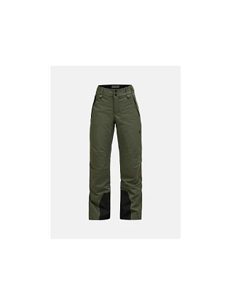 Nohavice PEAK PERFORMANCE W Anima Insulated Pants, zelené Nohavice PEAK PERFORMANCE W Anima Insulated Pants, zelené