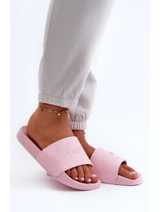 Damskie Klapki 4FMM00FFLIF044A-56S Różowe
