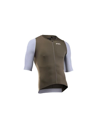 Cyklistické tričko NORTHWAVE Extreme Evo Jersey S/s, hnedé Cyklistické tričko NORTHWAVE Extreme Evo Jersey S/s, hnedé