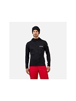Pánska mikina ROSSIGNOL BLACKSIDE MIX FZH FLEECE, čierna