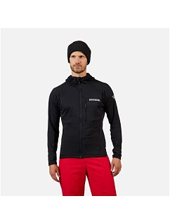 Pánska mikina ROSSIGNOL BLACKSIDE MIX FZH FLEECE, čierna