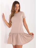 Šaty RV SK 5631.02X béžová Šaty RV SK 5631.02X béžová