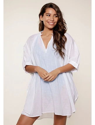 Dámsky kaftan 7723 biely - Lingadore