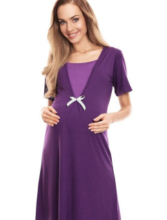 Dámska tehotenská nočná košeľa FW200581133-6 fialová - PeeKaBoo