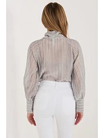 Košeľa s dlhým rukávom model 226442 Taliansko Moda Košeľa s dlhým rukávom model 226442 Taliansko Moda