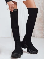 Dámske ponožkové topánky čierne FashionStreet ZY1321