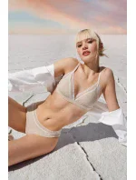 Dámske nohavičky GO Ribbed R Bralette - GRAY - St. béžová M013 - SLOGGI