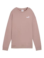 Dámske nohavice Puma ESS Small No.11 Logo Relaxed Crew Pink 684975 88