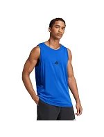 Pánske tričko adidas Essentials Small Logo Tank blue JE8978 pánske Pánske tričko adidas Essentials Small Logo Tank blue JE8978 pánske