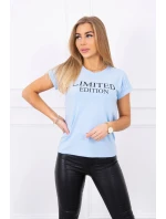 Limitovaná edícia blúzky modrá+čierna