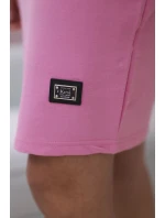 Šaty s viazaným výstrihom ružový