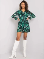 Šaty DHJ SK 12220 1.10P tmavo zelená