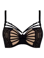 Podprsenka V-8031 čierno-béžová - Axami