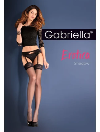 Komplet pančúch a podväzkového pásu EROTICA SHADOW