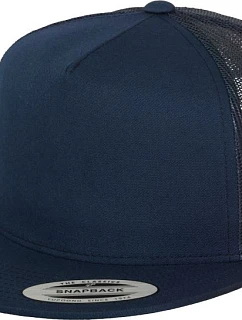 Flexfit 6006 5-panelová čiapka typu Trucker 55.6006 tmavomodrá