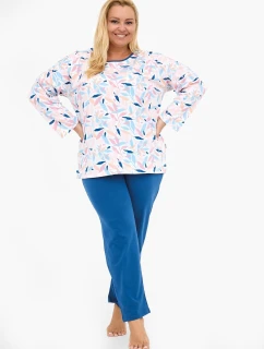 Cornette 392/451 Amelia long/r 3XL-5XL dámske pyžamo