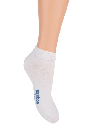 Dámske ponožky 25 white - Skarpol