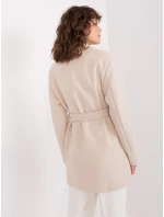Dámsky kabát TW CZ BI 2022320.01X Svetlá béžová - Och Bella Dámsky kabát TW CZ BI 2022320.01X Svetlá béžová - Och Bella