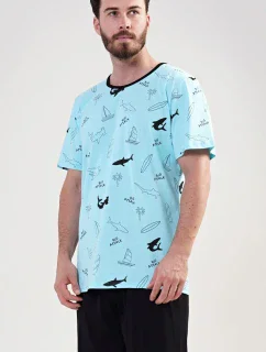 Pánske pyžamo šortky Oceán