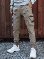 Pánske cargo nohavice béžové FashionStreet UX4302