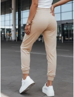 Dámske svetlé broskyňové velúrové tepláky FashionStreet UY2840 Dámske svetlé broskyňové velúrové tepláky FashionStreet UY2840