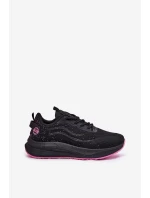 Sneakersy Buty Sportowe Damskie Na Platformie Big Star RR274523 HI-POLY SYSTEM Czarne