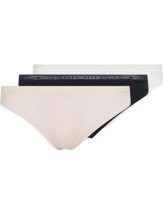 Dámske nohavičky 3Pack UW0UW05284 0VR black/white/st. ružová - Tommy Hilfiger Dámske nohavičky 3Pack UW0UW05284 0VR black/white/st. ružová - Tommy Hilfiger