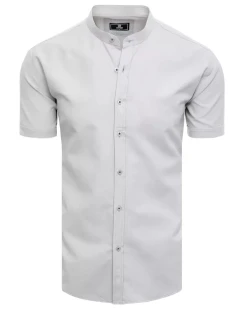 Pánske svetlosivé tričko s krátkym rukávom FashionStreet KX0999