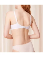 Dámska moderná čipkovaná+bavlnená podprsenka WP EX - WHITE - biela 0003 - TRIUMPH Dámska moderná čipkovaná+bavlnená podprsenka WP EX - WHITE - biela 0003 - TRIUMPH