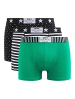 Pánske módne boxerky 3 ks DIM VIBES BOXER 3x - DIM - biele Pánske módne boxerky 3 ks DIM VIBES BOXER 3x - DIM - biele