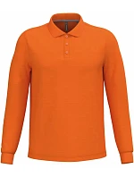 Kariban K 243 Pánske polo s dlhým rukávom z piké 20.K243 oranžové Kariban K 243 Pánske polo s dlhým rukávom z piké 20.K243 oranžové