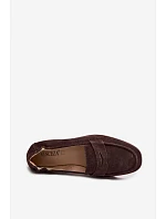 Mokasiny z Přírodního Semiše Vinceza 18122 Čokoládové