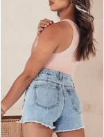 Dámske džínsové šortky STREETVIBE blue FashionStreet SY0386
