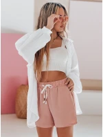 Dámske šortky NOT TOMORROW pink FashionStreet SY0449 Dámske šortky NOT TOMORROW pink FashionStreet SY0449