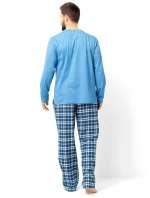 Pánske pyžamo Key MNS 626 B25 dĺžka/r M-2XL Pánske pyžamo Key MNS 626 B25 dĺžka/r M-2XL