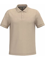 Kariban K 241 Pánske polo tričko s piké vzorom 20.K241 light sand