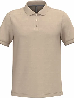 Kariban K 241 Pánske polo tričko s piké vzorom 20.K241 light sand
