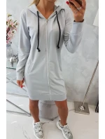 Mikina s kapucňou šedá