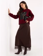 Mikina MI BL 4216 1.82 burgundy