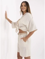 Šortky MI SN 6620.72P svetlo béžové