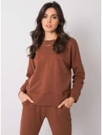 Mikina RV BL 6080.19 tmavo hnedá