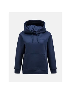 Mikina Peak Performance W Original Small Logo Hoo, tmavomodrá